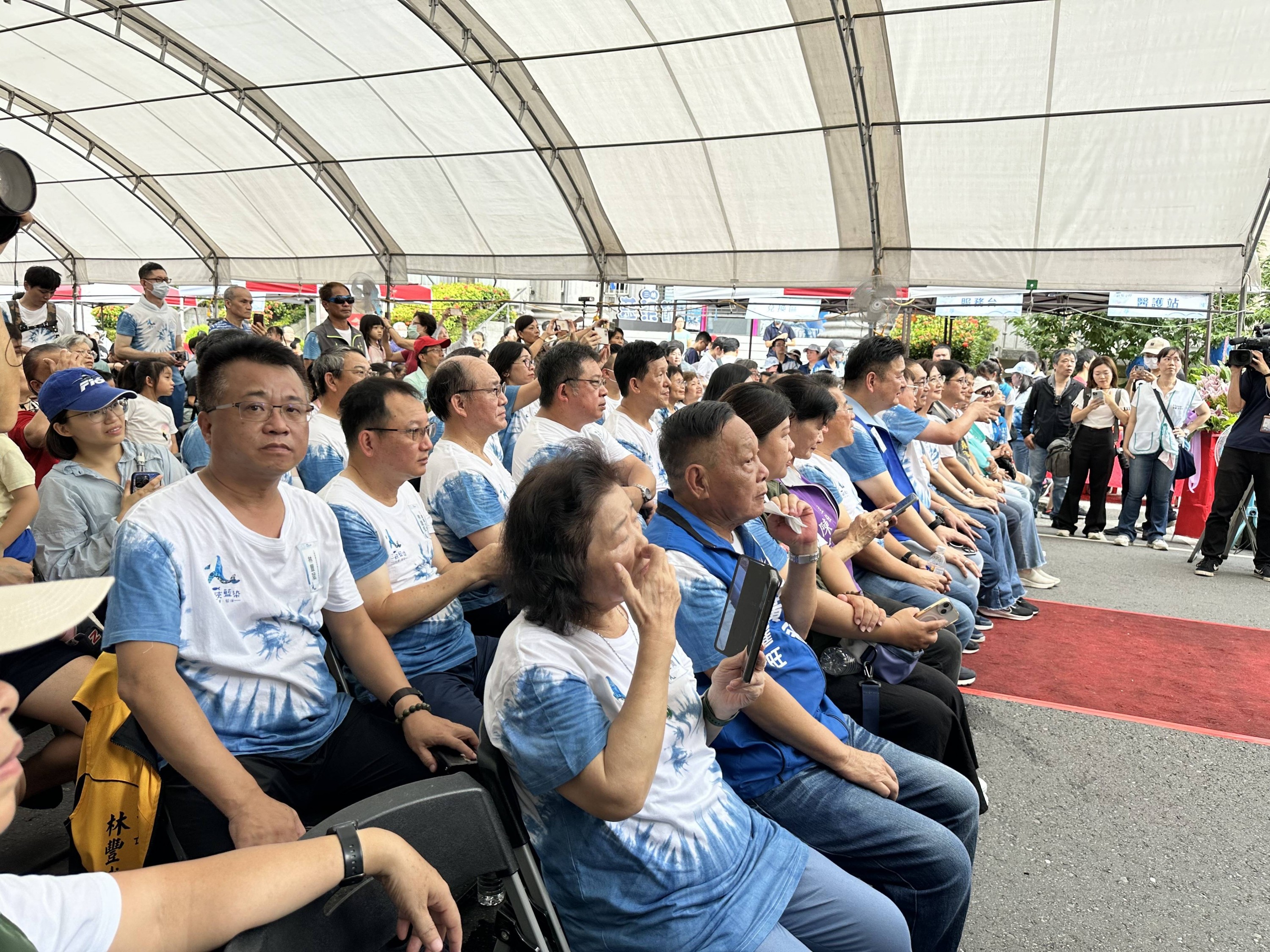 【協會公告】「三峽民權老街商圈發展協會」理事長林豐斌，獲邀參加「2024三峽藍染節」開幕儀式